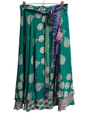 Darn Good Yarn The Original Sari Wrap Skirt Ankle Length 4-12